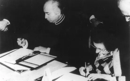 Simla agreement signing