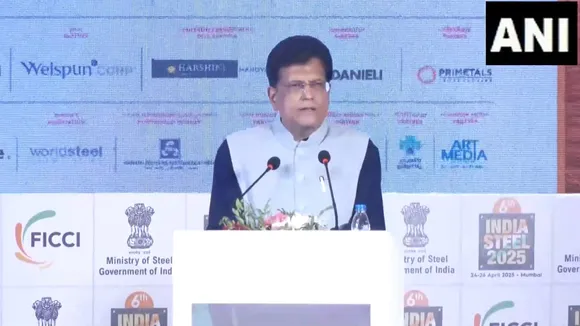 Union Commerce Minister Piyush Goyal addressing FICCI event