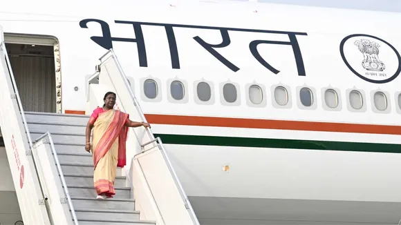 President Droupadi Murmu returns to Delhi after attending the funeral Mass of Pope Francis.