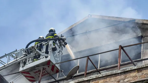 Fire at Enforcement Directorate Office