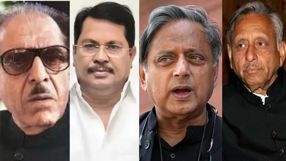Saifuddin Soz Vijay Wadettiwar Shashi Tharoor Mani Shankar Aiyar Congress