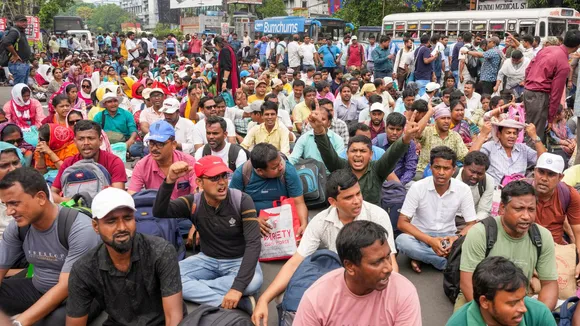 West Bengal Teachers Recruitment Scam Protest