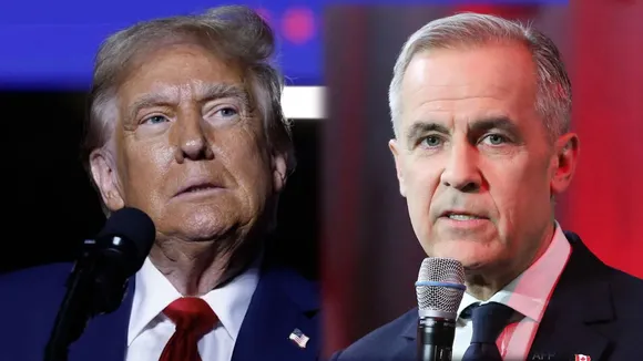 Donald Trump Mark Carney USA-Canada