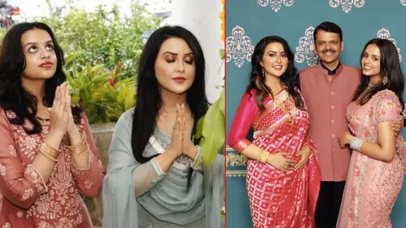 Divija Fadnavis Amruta Fadnavis Devendra Fadnavis