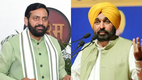 Nayab Singh Saini Bhagwant Mann Punjab Haryana Water Sharing