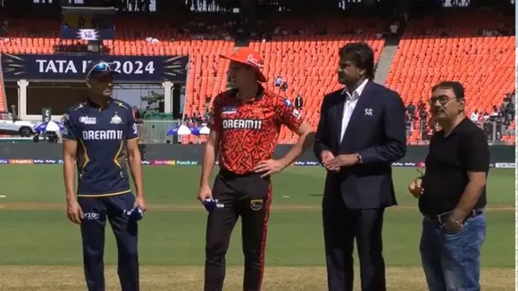 pat cummins wins toss against GT