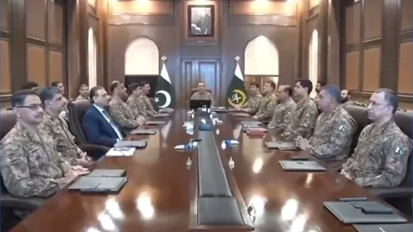 Pakistan corps commanders meet
