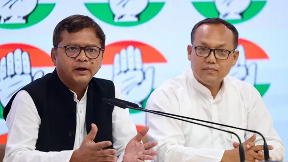  Congress Manipur in-charge Saptagiri Ulaka and party state chief Keisham Meghachandra Singh
