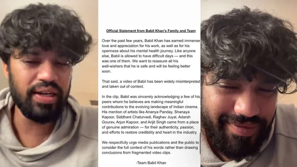 Baabil Khan viral insta post