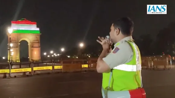 India gate evacuated