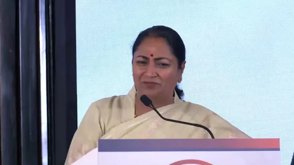 Rekha Gupta addressing conclave on Mother's Day