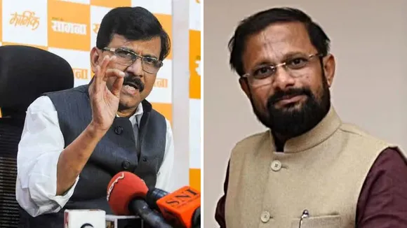 sanjay Raut (L), Naresh Mhaske (R)