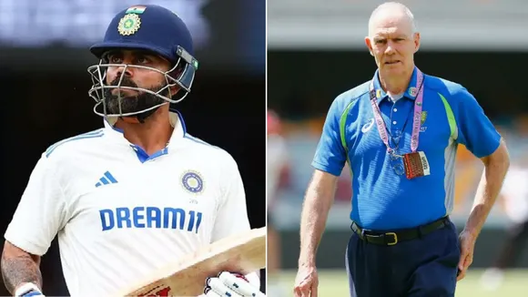 Virat Kohli (L), Greg Chappell (R)