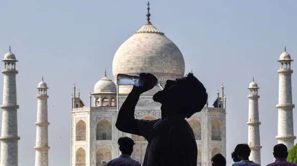 Taj Mahal Heatwave Uttar Pradesh Weather Hot Weather Summer