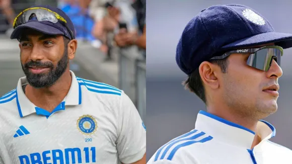 Jasprit Bumrah (L), Shubman Gill (R)