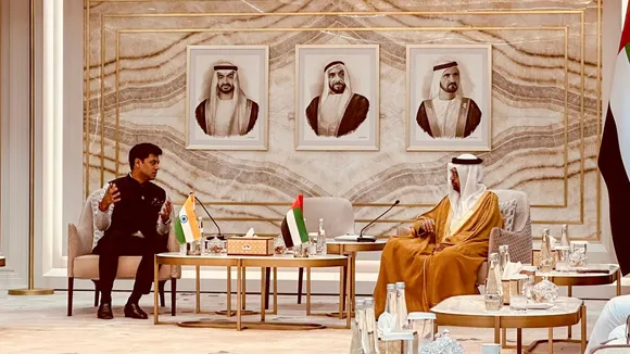 All party delegation Shrikant Shinde UAE