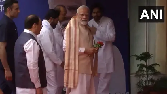 PM Narendra Modi attends NDA CMs meeting in Delhi.