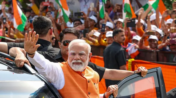 Narendra Modi Roadshow Vadodara