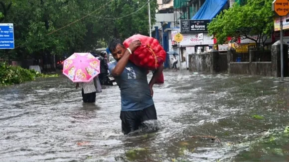 Severe waterlogging in Mumbai after heavy rainfall