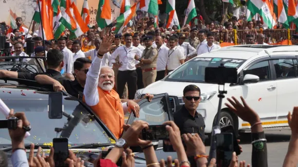 Narendra Modi Vadodara Roadshow