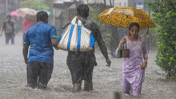 Mumbai Rains Monsoon Rain Mumbai Waterlogging