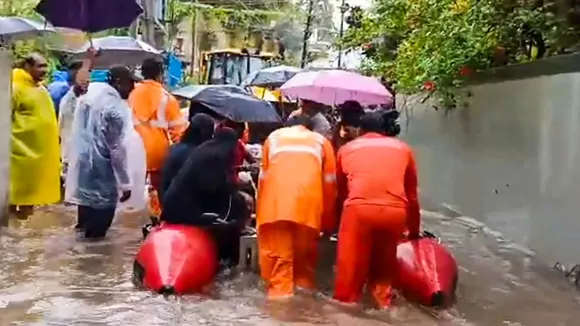 People relocated to safer places after Heavy rain batters in Kerala