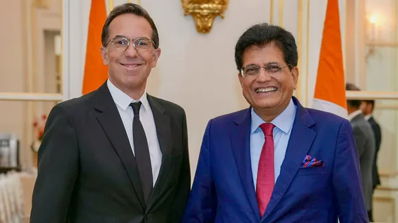 Nicolas Hieronimus Piyush Goyal L'Oreal Paris