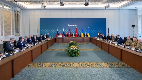 Ukraine and Russia hold talks in Instanbul on Monday, June 2, 2025.