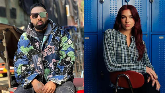 Badshah (L), Dua Lipa (R)