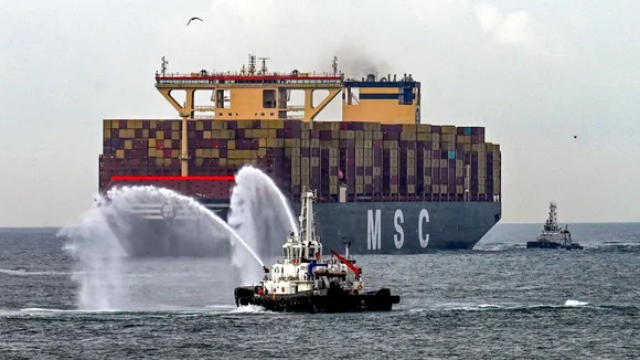 MSC IRINA at Vizhinjam port