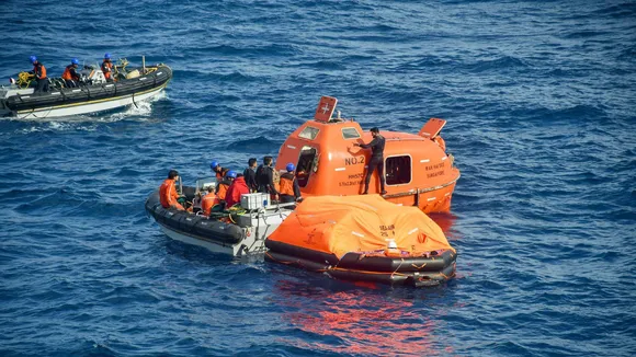 Singapore Cargo Ship Fire Kerala Rescue