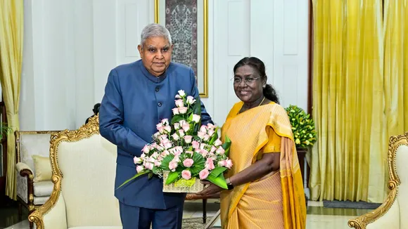 Jagdeep Dhankhar Droupadi Murmu