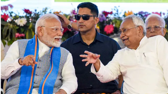 Nitish Kumar Narendra Modi Siwan