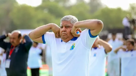 Jagdeep Dhankhar International Yoga Day