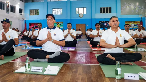 Rajnath Singh International Yoga Day 2025