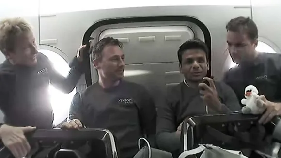 Shubhanshu Shukla in space