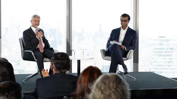 Jaishankar with Dev Pragad of Newsweek