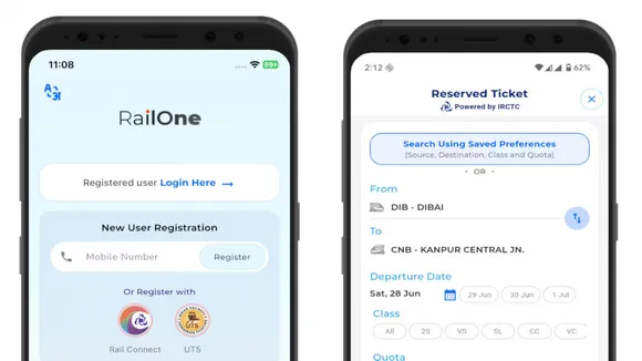RailOne application