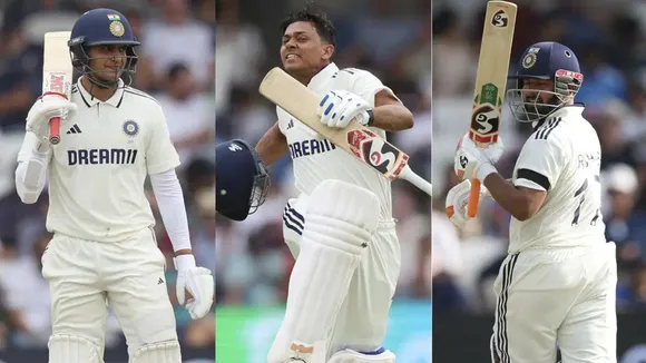 Shubman Gill Yashasvi Jaiswal Rishabh Pant Indian Cricket Team