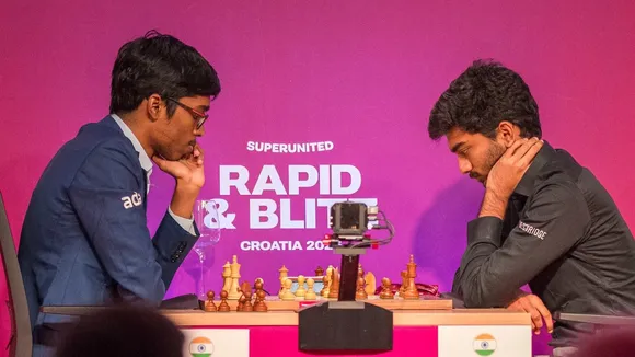 R Praggnanandhaa and D Gukesh