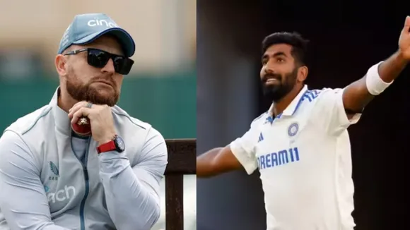 Brendon McCullum Jasprit Bumrah