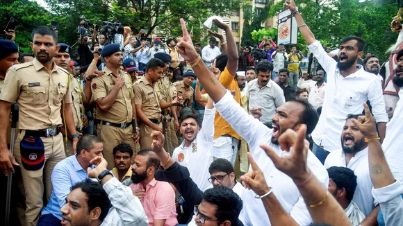 Maharashtra Navnirman Sena MNS Marathi Protest