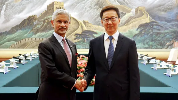 S Jaishankar Han Zheng