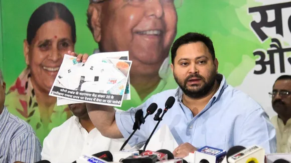 Tejashwi Yadav on Media
