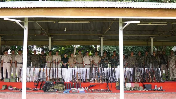 Manipur Police Arms Seizure