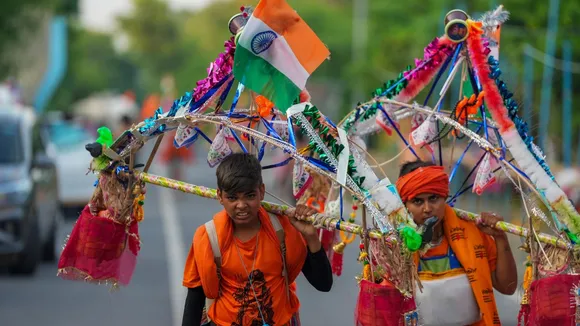 Kanwar Yatra Image Kanwariyas