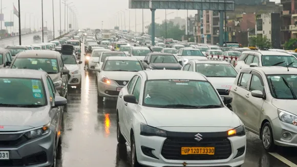 Delhi Traffic Delhi Rains Delhi Waterlogging