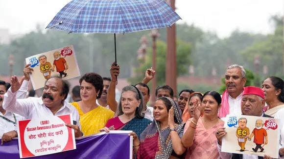 Sonia Gandhi Bihar SIR Protests
