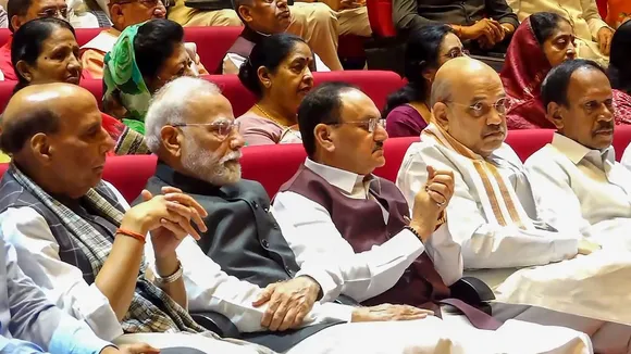 Rajnath Singh Narendra Modi JP Nadda Amit Shah BJP party BJP image