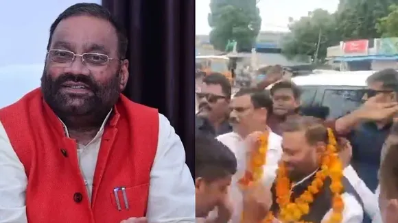 Swami Prasad Maurya slapped